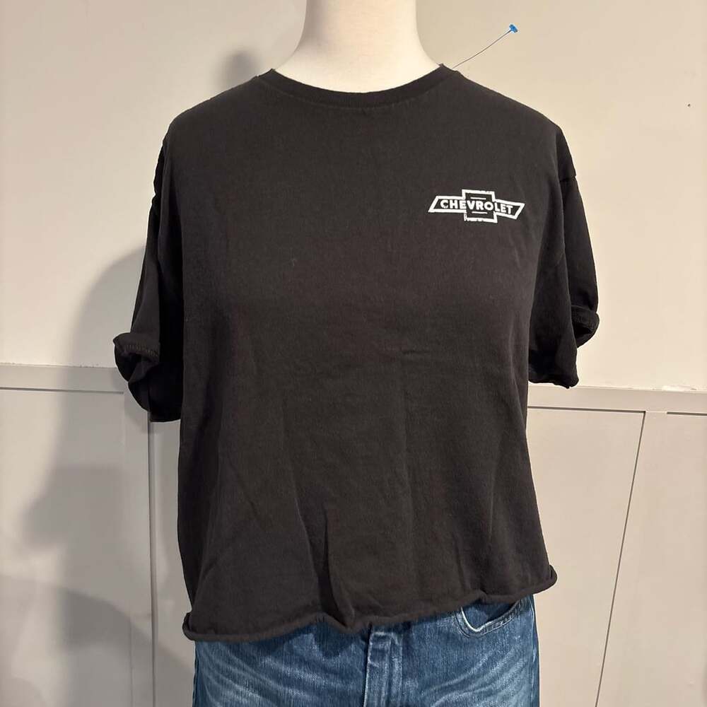 Chevrolet Long Live Freedom Vintage Pickup Truck Graphic T-Shirt Black